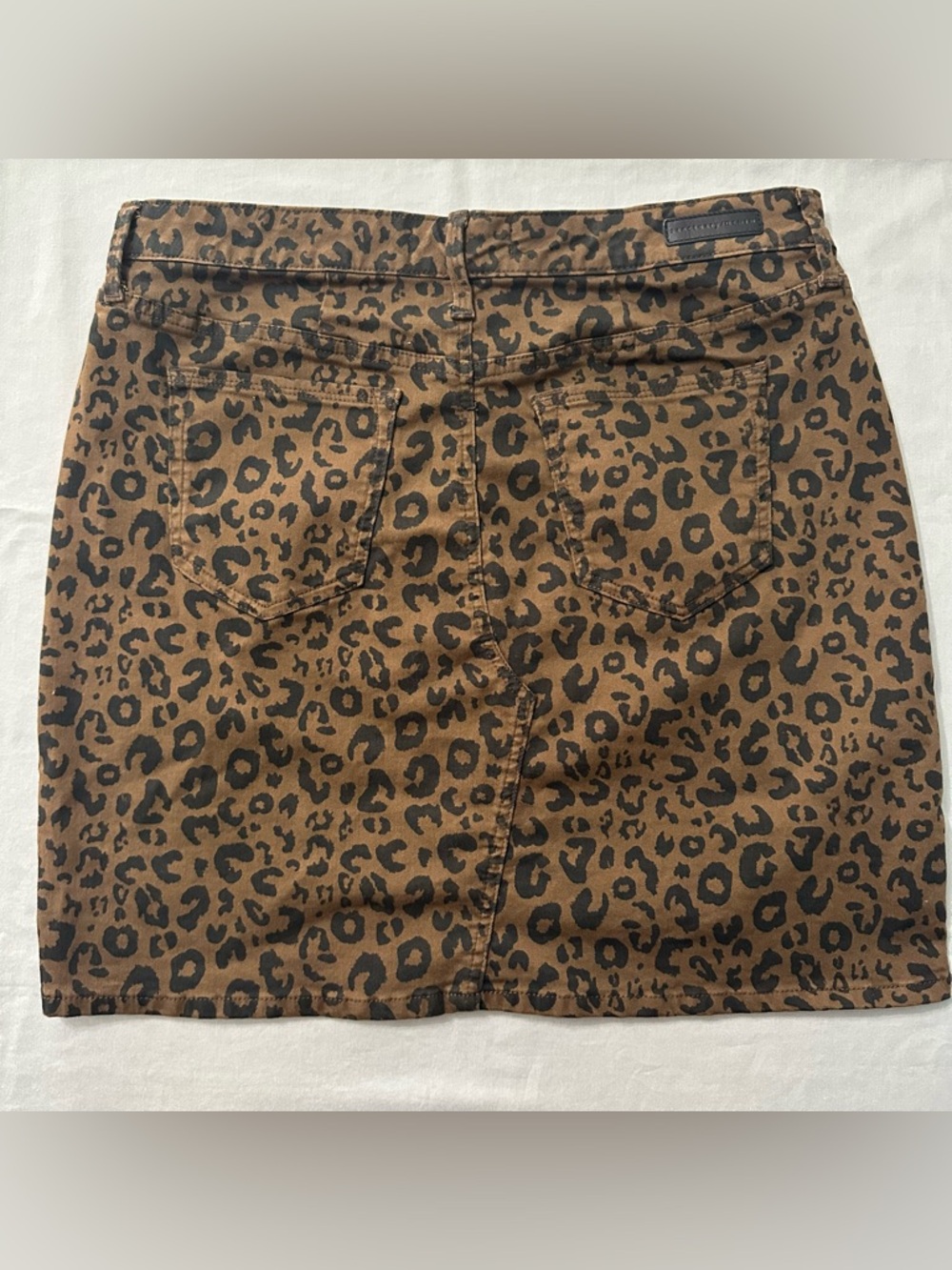 Sanctuary Leopard Print Stretch Mini Skirt Size 30 - Picture 2 of 14